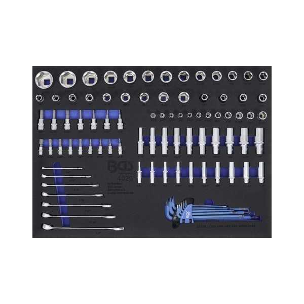 Insert de servante d'atelier 3/3 : Douilles pour clÃ©s Ã  douille / clÃ©s mixtes tailles en pouces 90 piÃ¨ces