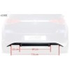 Extension de pare-chocs arrière RDX pour VW Golf 7 "R Look" | RDX |...