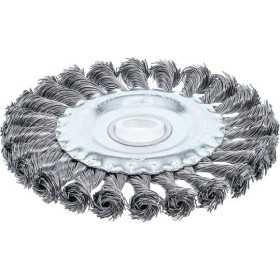 Brosse plate brosse ronde tressÃ©e Ã˜ 125 mm