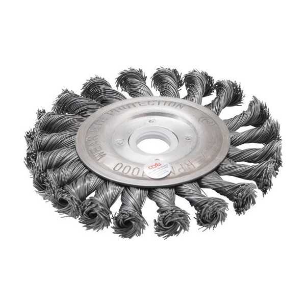 Brosse plate brosse ronde tressÃ©e Ã˜ 115 mm