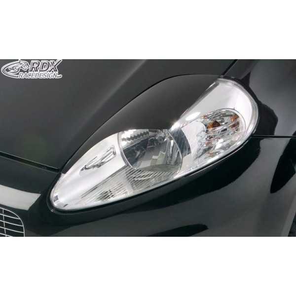 Housses de phare RDX pour Fiat Grande Punto Punto Evo