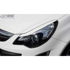 Housses de phare RDX pour Opel Corsa D | RDX | Paupière de Phare