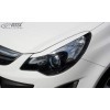 Housses de phare RDX pour Opel Corsa D | RDX | Paupière de Phare