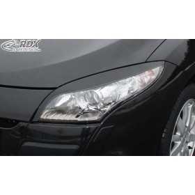 Couvre-phares RDX pour Renault Megane 3 2008 2013 | RDX | Paupière ...