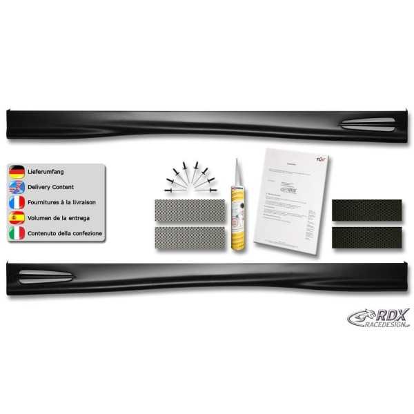 Schectekirts RDX pour Mazda 2 DY 2003 2007 "GT4" | RDX | Bas de Caisse