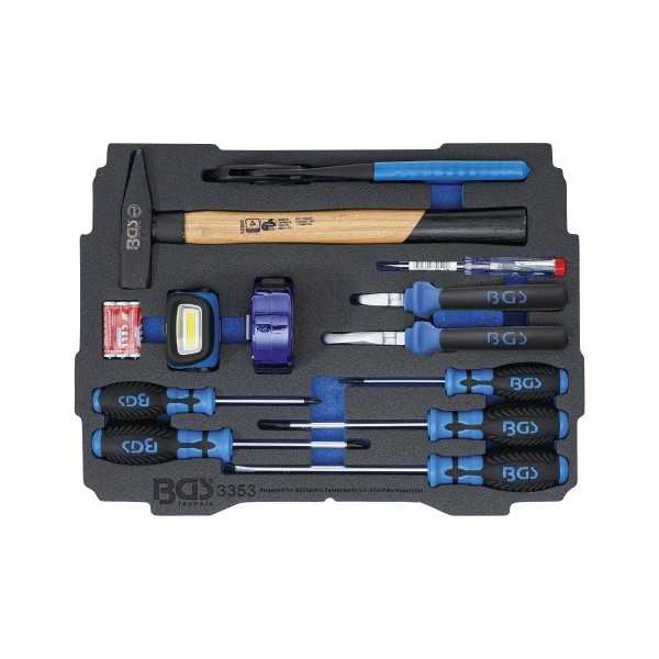 Insert pour Art BOXSYS1 2 : Jeu de marteaux de pinces de tournevis 12 piÃ¨ces