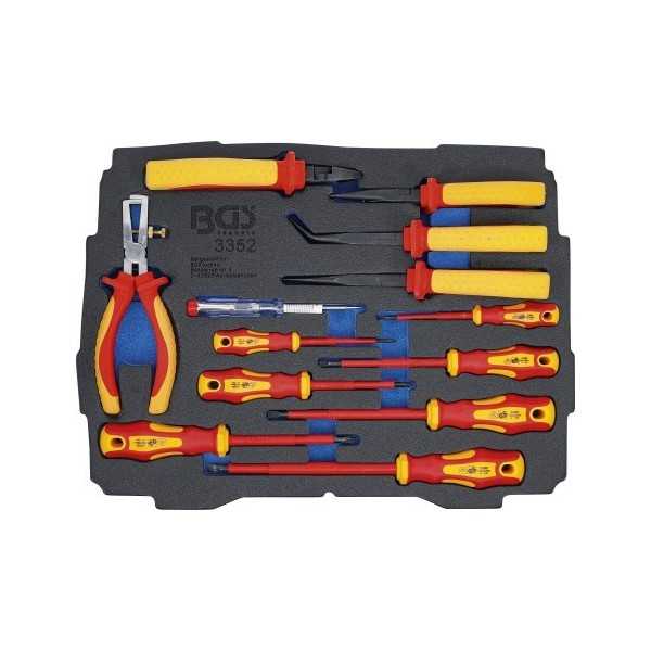 Insert pour Art BOXSYS1 2 : Jeu de pinces / tournevis dâ€™Ã©lectricien VDE 13 piÃ¨ces