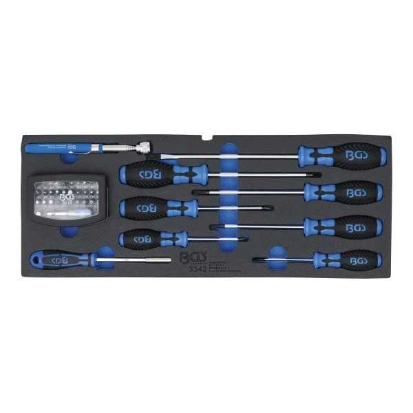 Insert pour art 3312 : Tournevis jeu dâ€™embouts et aimant de levage 41 piÃ¨ces