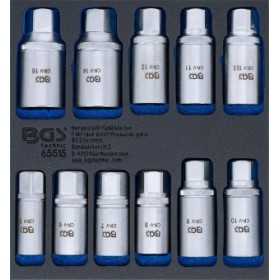 Insert de servante d'atelier 1/6 : Jeu dâ€™extracteurs de goujon 5 16 mm 11 piÃ¨ces