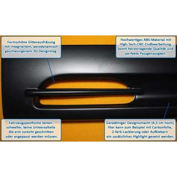 Schidekirts RDX pour Ford Focus 2 "Race GT" | RDX | Bas de Caisse