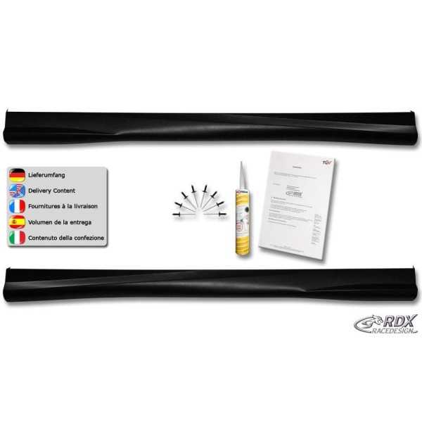 RDX Schidekirts pour Mazda 2 DY 2003 2007 "Turbo R" | RDX | Bas de ...