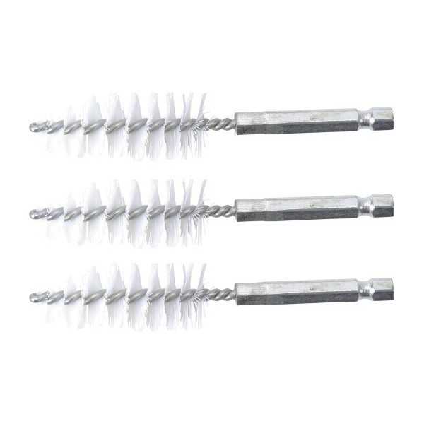 Brosse plate Nylon 19 mm 6 3 mm 1/4" 3 piÃ¨ces