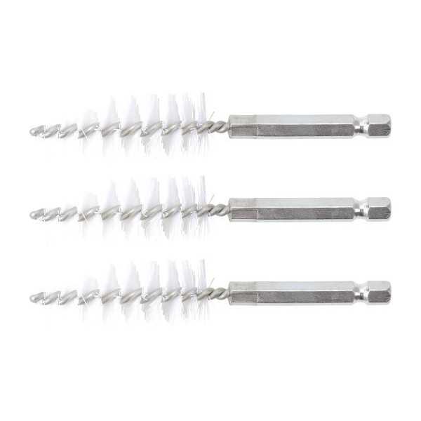 Brosse plate Nylon 18 mm 6 3 mm 1/4" 3 piÃ¨ces