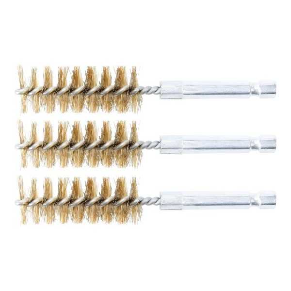 Brosse en laiton 18 mm 6 3 mm 1/4" 3 piÃ¨ces