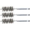 Brosse en acier 17 mm 6 3 mm 1/4" 3 piÃ¨ces