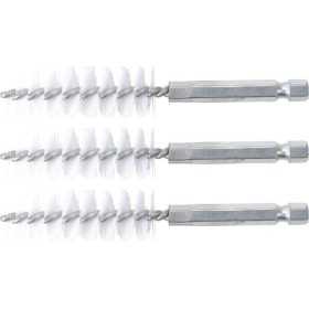 Brosse plate Nylon 16 mm 6 3 mm 1/4" 3 piÃ¨ces