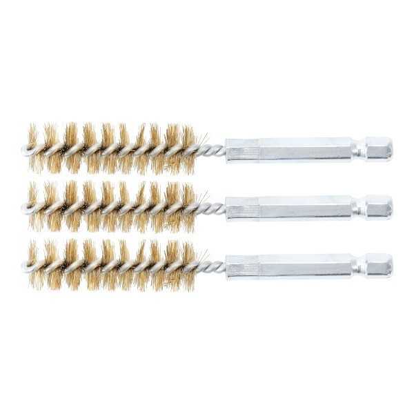 Brosse en laiton 14 mm 6 3 mm 1/4" 3 piÃ¨ces