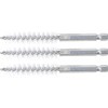 Brosse plate Nylon 11 mm 6 3 mm 1/4" 3 piÃ¨ces