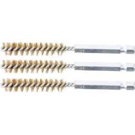 Brosse en laiton 10 mm 6 3 mm 1/4" 3 piÃ¨ces