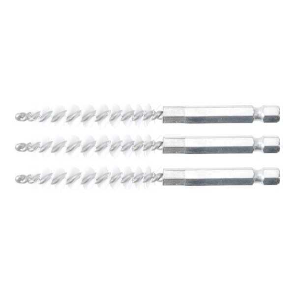 Brosse plate Nylon 8 mm 6 3 mm 1/4" 3 piÃ¨ces