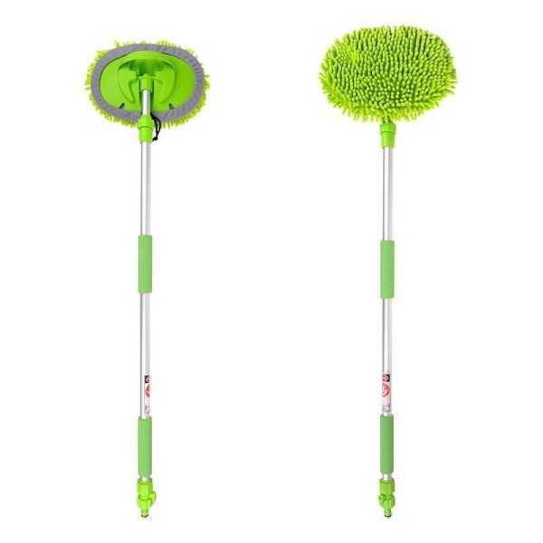 Brosse de lavage chenille manche tÃ©lescopique 1