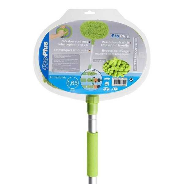 Brosse de lavage chenille manche télescopique 1,65 mètres | ProPlus...