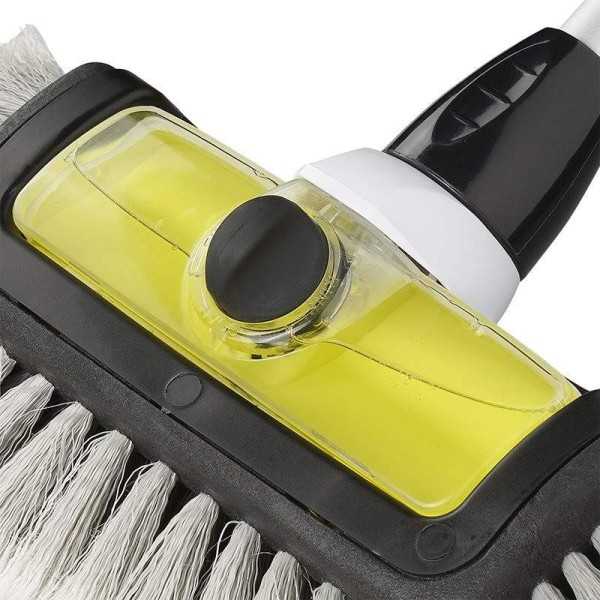 Brosse de lavage 3D avec réservoir de shampooing manche télescopiqu...