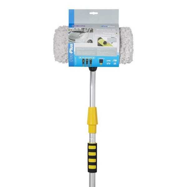 Brosse de lavage 3D avec réservoir de shampooing manche télescopiqu...