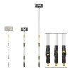 Brosse de lavage 3D avec réservoir de shampooing manche télescopiqu...