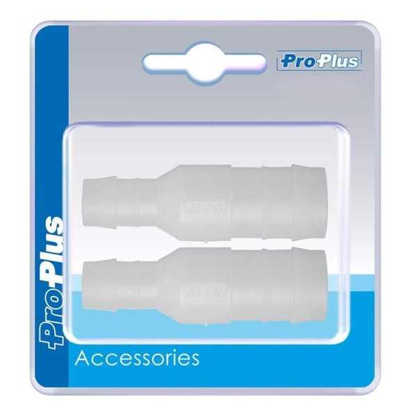 RÃ©ducteur de tuyau droit 19x12mm 2 piÃ¨ces dans blister