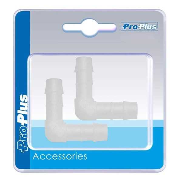 Raccord L pour circuit d'eau 8mm 2 piÃ¨ces dans blister