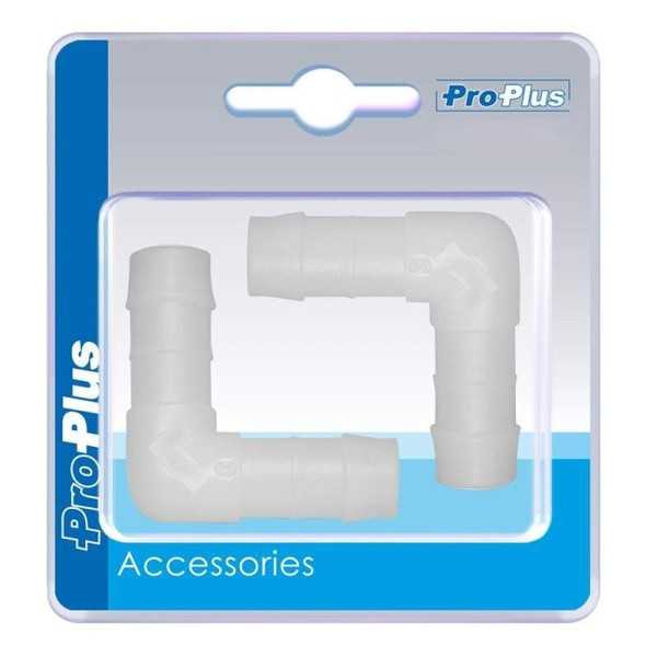 Raccord L pour circuit d'eau 12mm 2 piÃ¨ces dans blister