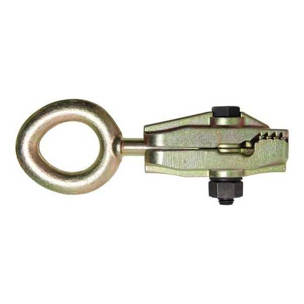 Pince carrosserie 90Â° coudÃ©e 36 mm un sens de traction jusquâ€™Ã  2 t