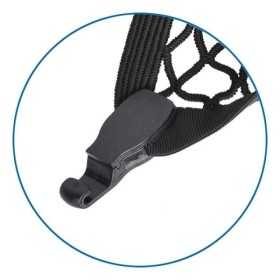 Filet de bagage élastique 80x60cm double avec crochets plastique NS...