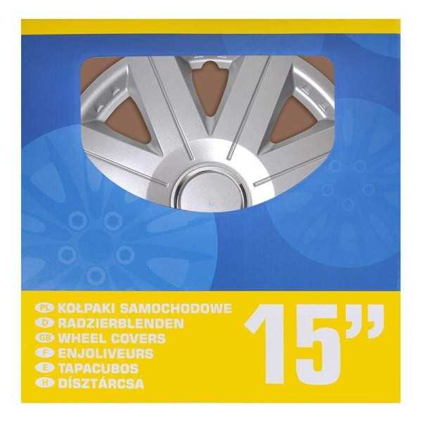 Jeu d'enjoliveurs de roues Cosmos 15 pouces 4 piÃ¨ces en boÃ®te vitrine