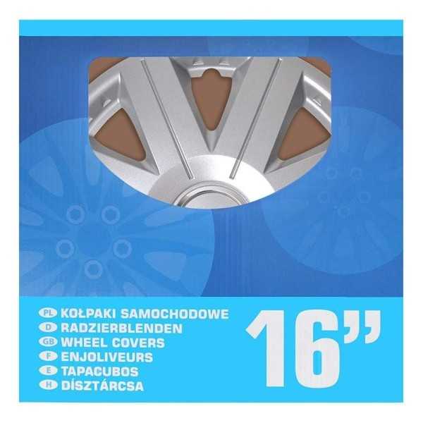 Jeu d'enjoliveurs de roues Cosmos 16 pouces 4 piÃ¨ces en boÃ®te vitrine