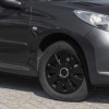 Jeu d'enjoliveurs de roues Aura noir 15 pouces 4 pièces en boîte vi...
