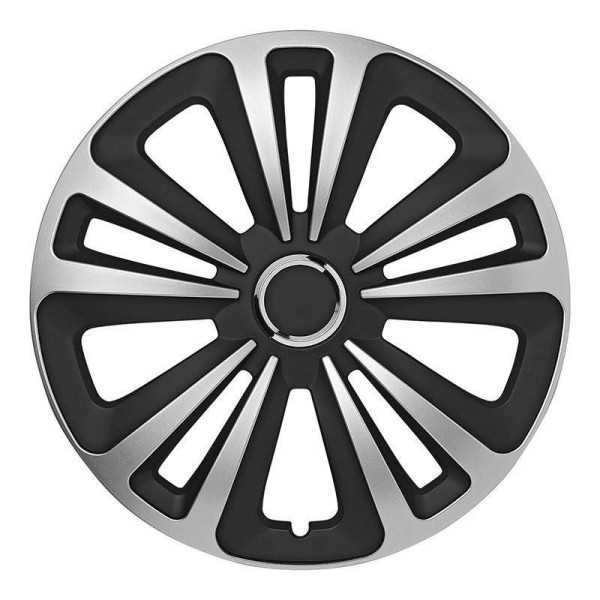 Enjoliveur de roue Terra argent noir 14 pouces | ProPlus | Enjolive...