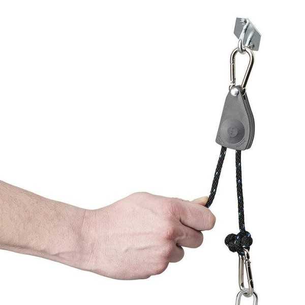 Palan manuel à corde avec cliquet jeu de 2 pièces 136kg | ProPlus |...