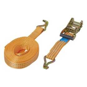 Sangle d'arrimage avec tendeur à cliquet et 2 crochets 8 mètres 300...