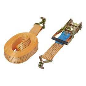 Sangle d'arrimage avec tendeur à cliquet et 2 crochets 8 mètres 500...