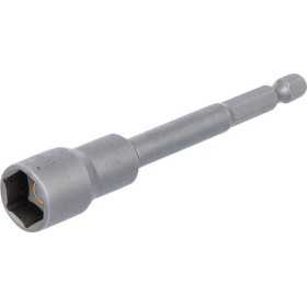Douille Ã  choc six pans extra longue pour perceuses 6 3 mm 1/4" 13 mm