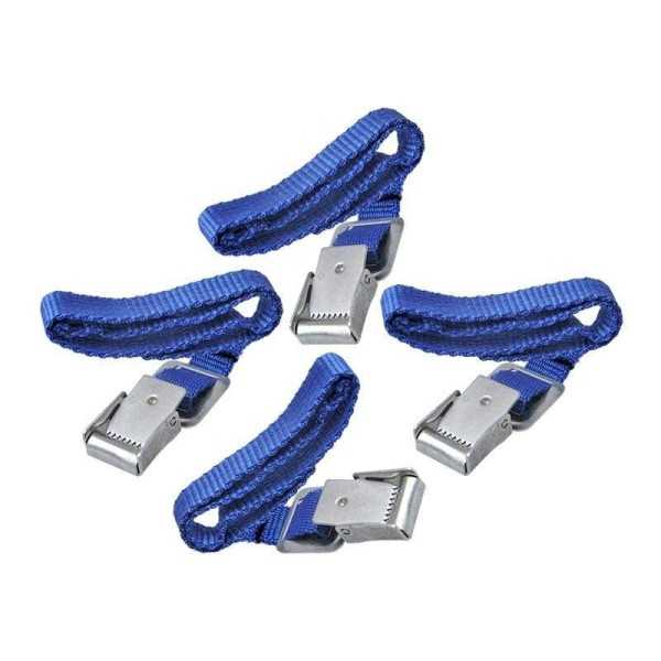 Sangles de blocage mÃ©tal pour porte-vÃ©lo 4 piÃ¨ces