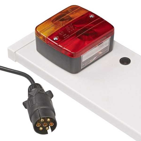 Rampe d'éclairage de remorque 80cm et 1M câble | ProPlus | Rampe Éc...