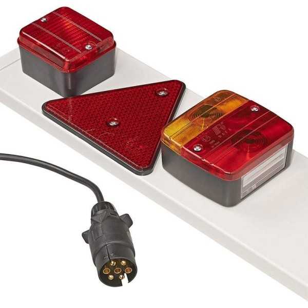 Rampe d'éclairage de remorque avec feu anti-brouillard et 5M câble ...