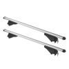 Barres de toit pour rails de toit fermÃ©s 120cm aluminium 75kg