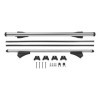 Barres de toit pour rails de toit fermés 120cm aluminium 75kg | Pro...