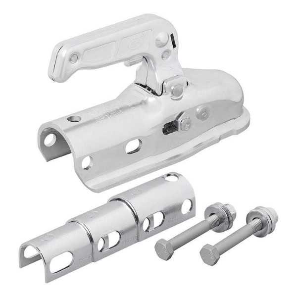 TÃªte d'attelage acier ronde 40 45 50mm 2300kg freinÃ©e