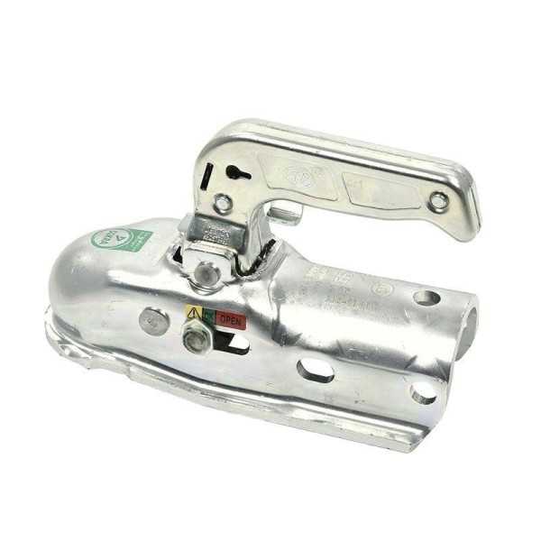 TÃªte d'attelage acier ronde 35-50mm freinÃ©e