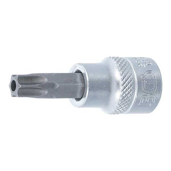 Douille Ã  embouts 10 mm 3/8" profil T pour Torx avec perÃ§age T45